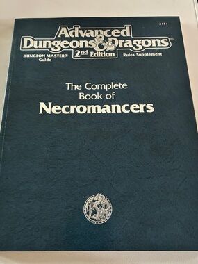 Complete Book of Necromancers (Advanced Dungeons Dragons 2nd Edition) TSR 2151